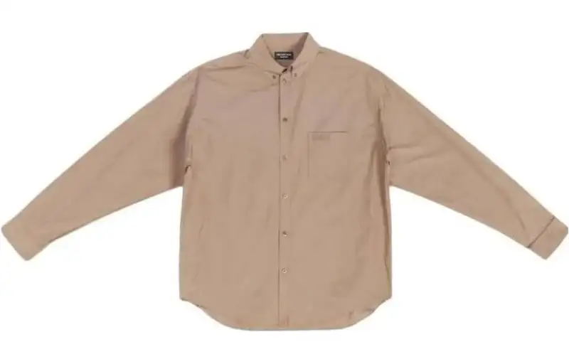 Balenciaga Shirts Men's Camel Lapel Moderate Other