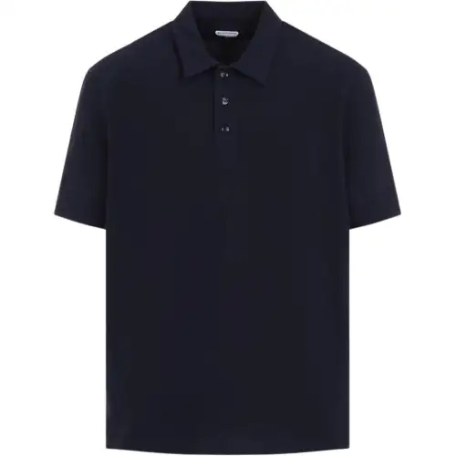Bottega Veneta Logo Embroidered Short Sleeved Polo Shirt