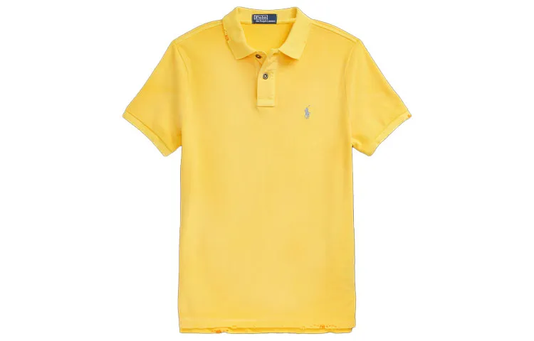 Polo Ralph Lauren SS23 Polo Shirt Classic Version Men's Yellow