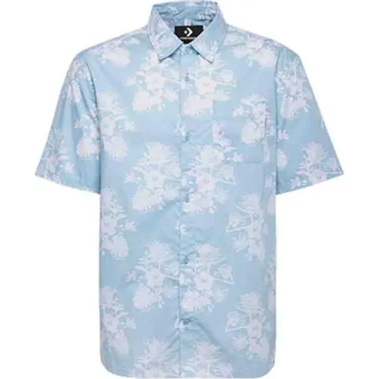 Converse Shirts Men's Blue Lapel Moderate
