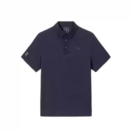 Anta Variety Training Collection Polo Shirt Men's Midnight Blue