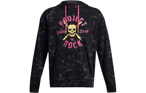 Under Armour Project Rock Rival Sweatshirt Men's Black