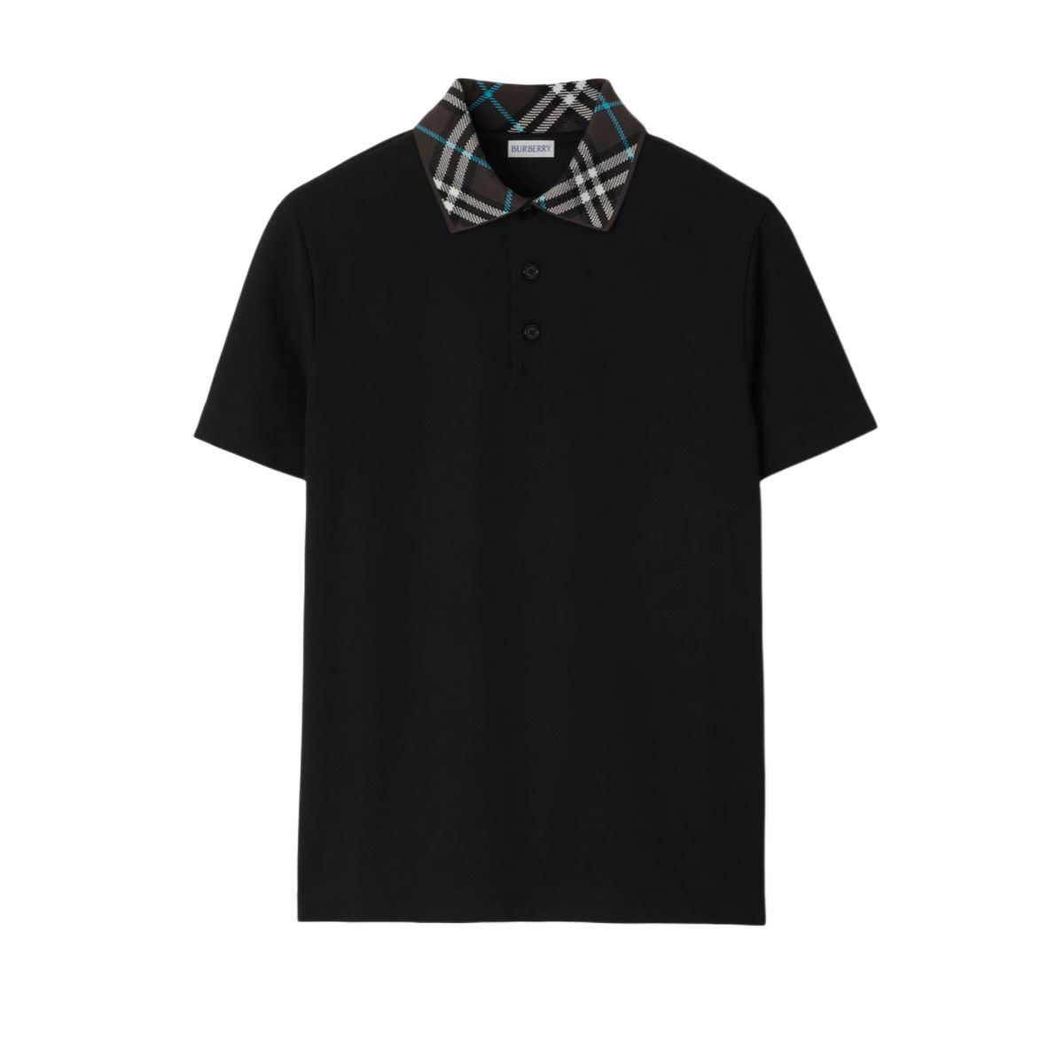 Мужская футболка Burberry Burberry FW24 Polo (черная)
