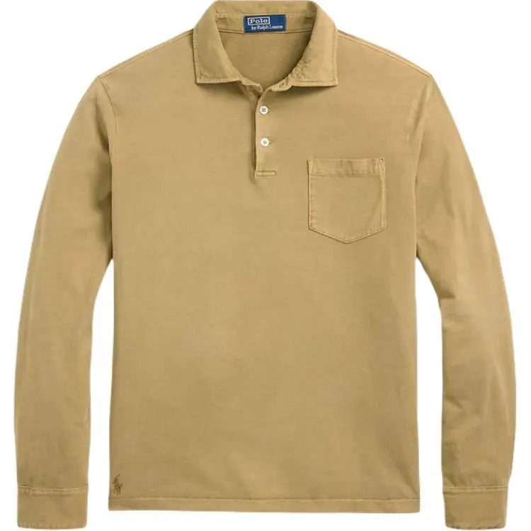 Polo Ralph Lauren SS25 Polo Shirt Classic Version Men's Desert Khaki