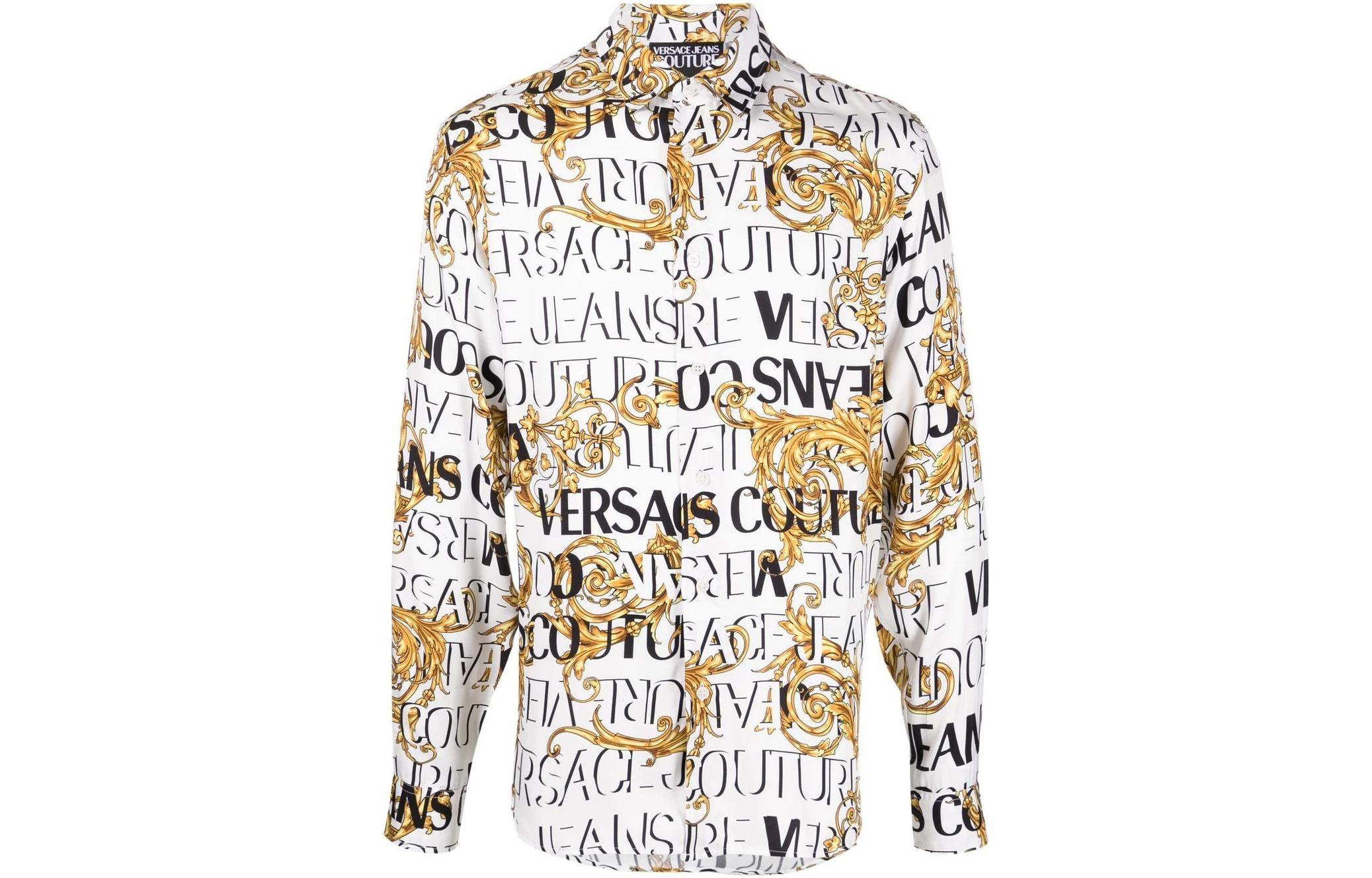 Мужская рубашка Versace Jeans Couture (черная)
