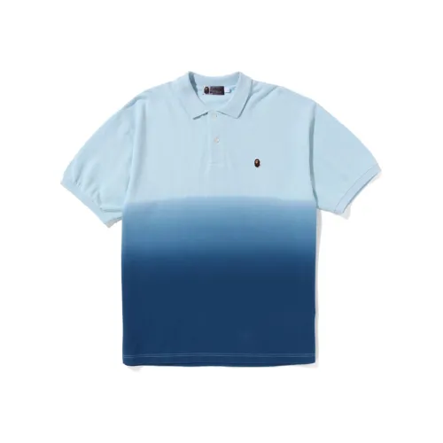 Bape Ape Head One Point Gradation Relaxed Fit Polo