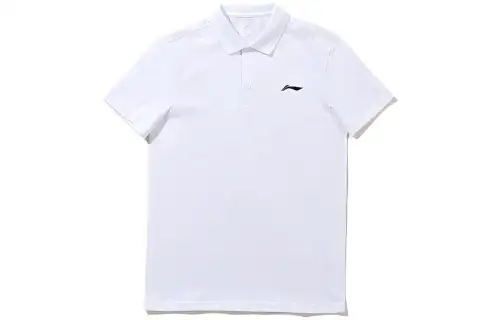 Li Ning Polo Shirts Men's Polo Collar Moderate Straight Fit