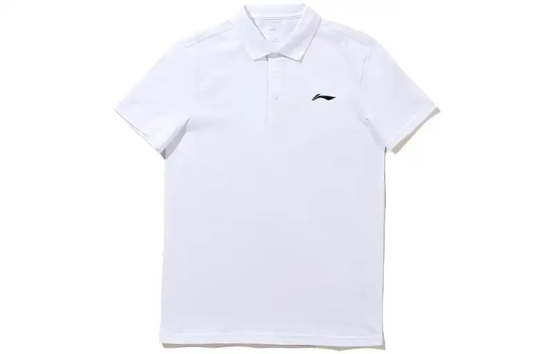 Li Ning Polo Shirts Men's Polo Collar Moderate Straight Fit
