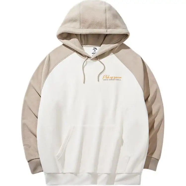 Anta Sports Life Collection Sweatshirt Unisex Tidal Cloud White/Lyon Brown
