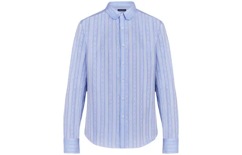 LOUIS VUITTON Pre Owned 2010s Chain print Shirt
