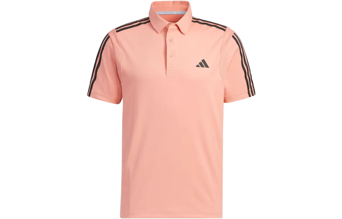 Adidas Polo Shirts Men's Earth Umber Polo Collar Moderate Straight Fit