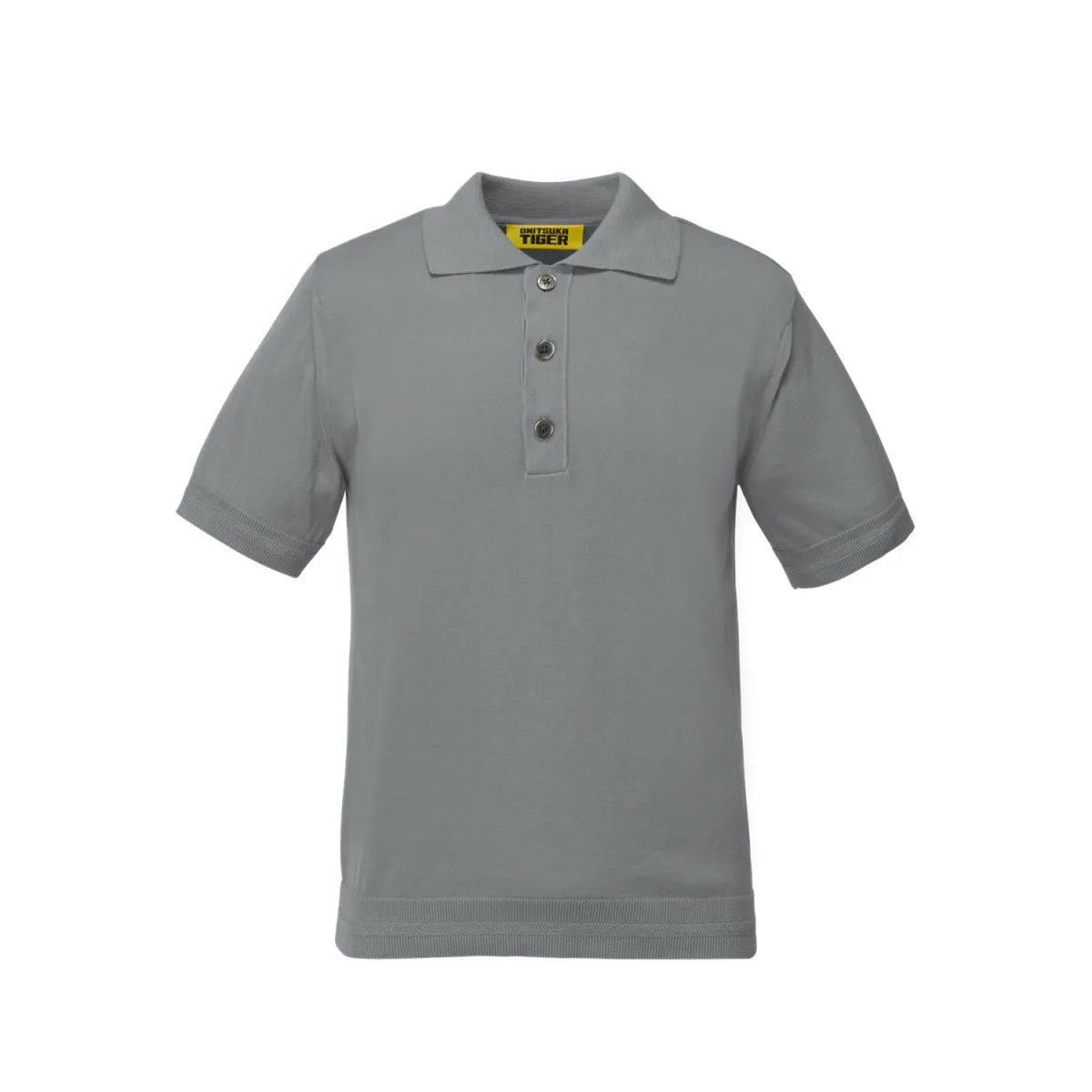Onitsuka Tiger SS25 KNIT Polo Shirt Men's Gray