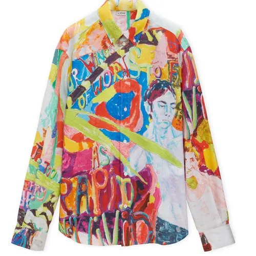 LOEWE FW24 Shirt Men's Multicolor