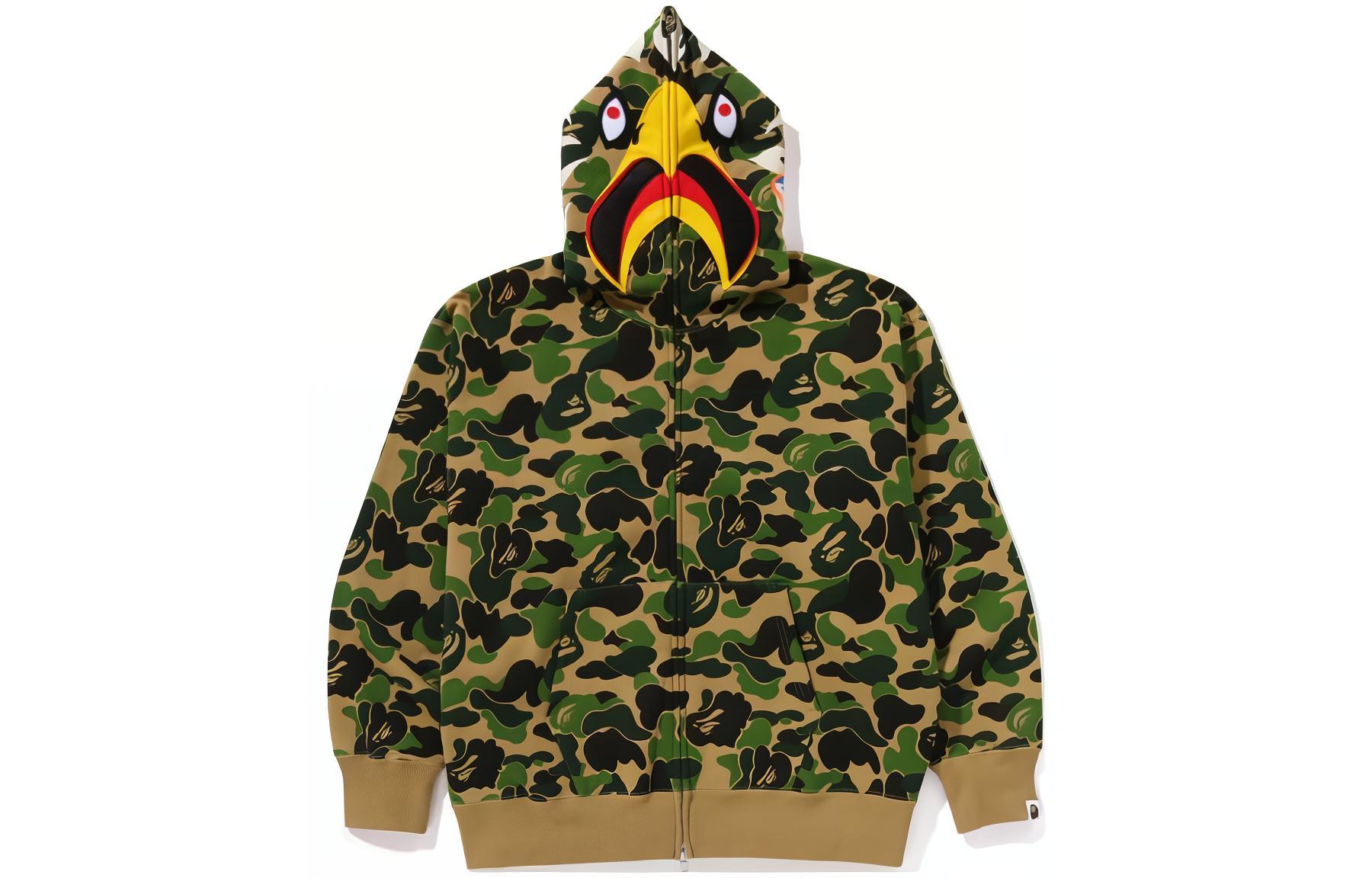 Худи A BATHING APE x READYMADE (зеленое)