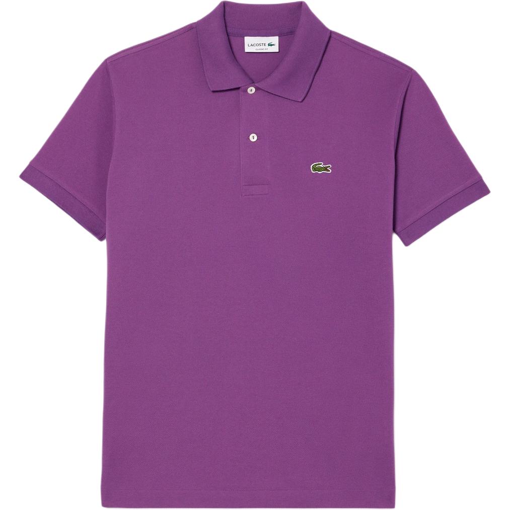 Мужское поло LACOSTE (фиолетовое)