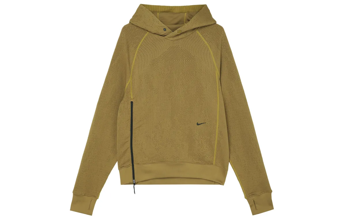 Nike THERMA-FIT ADV Sweatshirts Men's Bronze Hooded Moderate Straight Fit