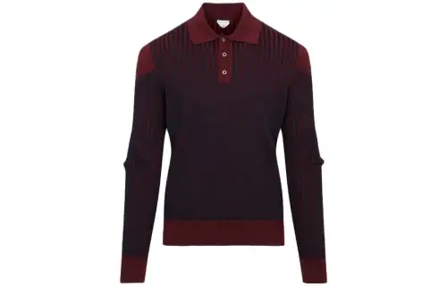 Bottega Veneta SS23 Polo Shirt Men's Dark Red