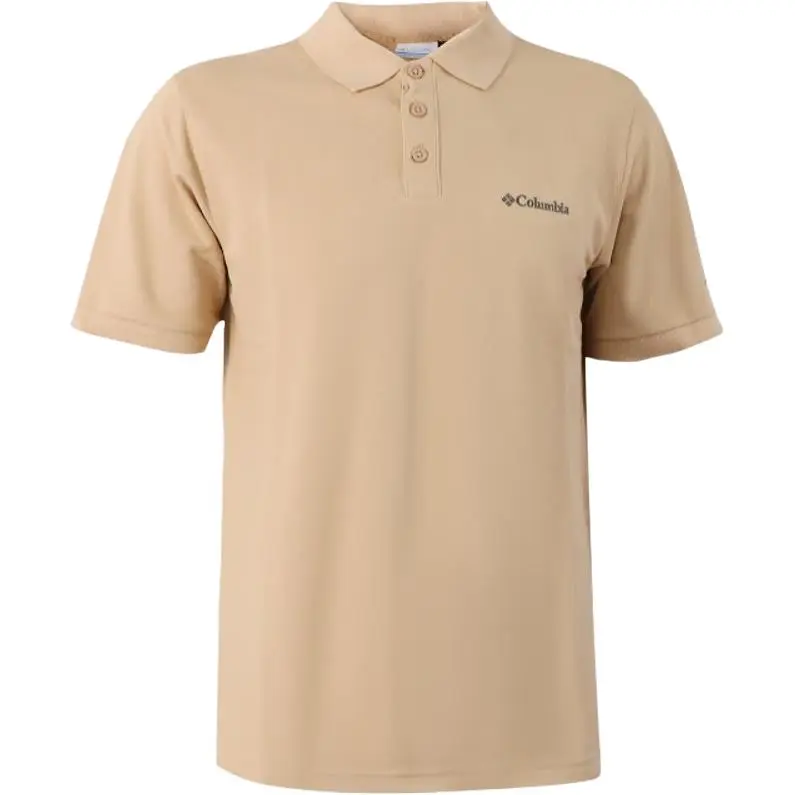 Columbia Casual Outdoor Polo Shirt Men's Khaki