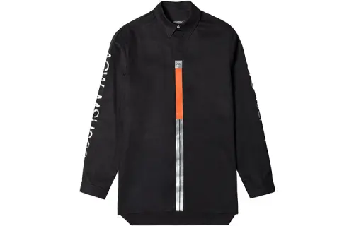 A COLD WALL* Shirts Unisex Black Stand Collar Moderate Other