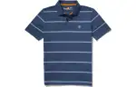 Timberland Polo Shirts Men's Dark Blue Polo Collar Moderate Straight Fit