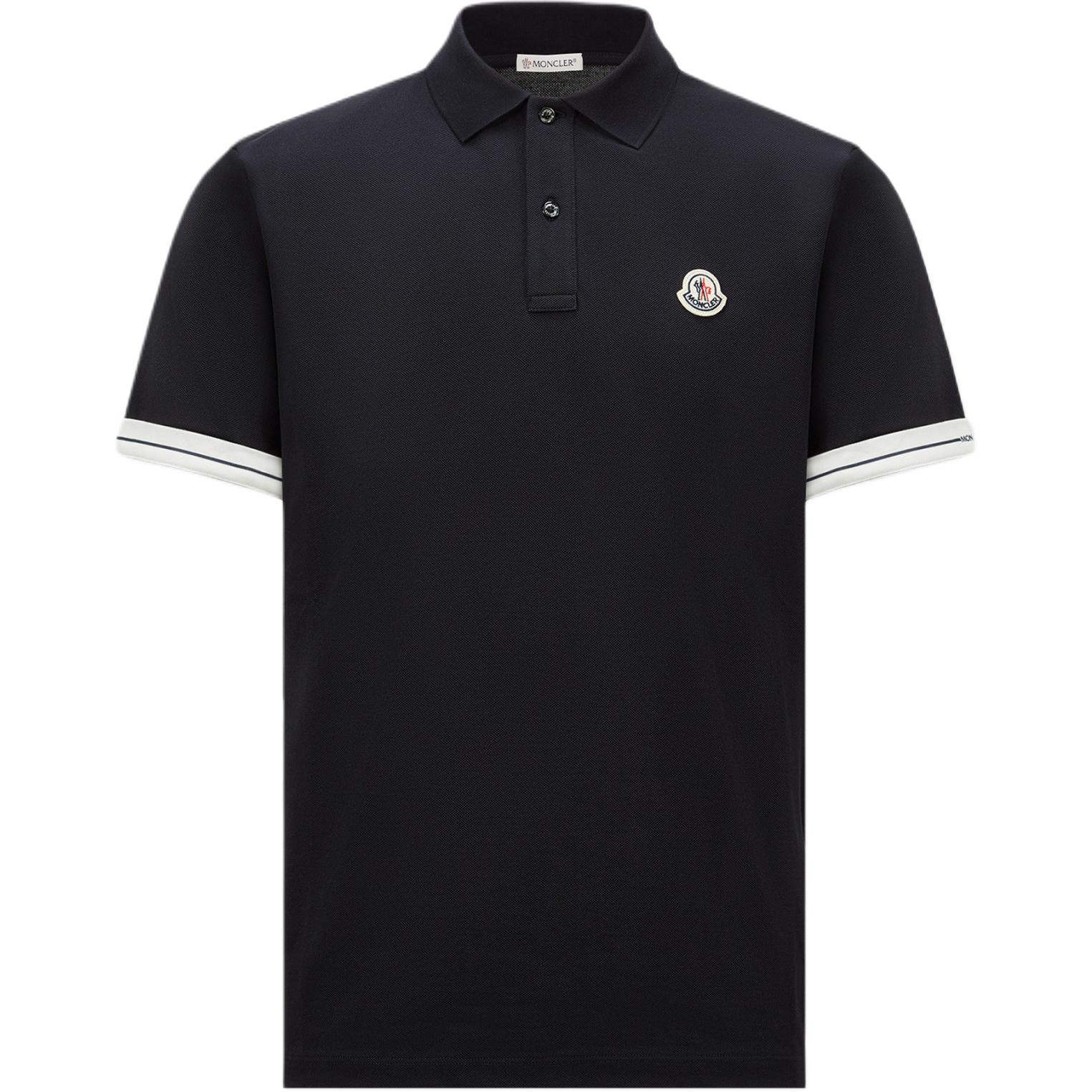 Мужская футболка Moncler (темно-синяя)