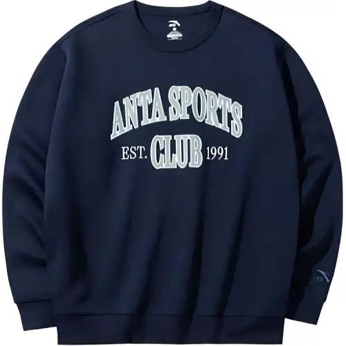 Anta Lifestyle Collection Sports Lifestyle Collection Sweatshirt Men's Midnight Black