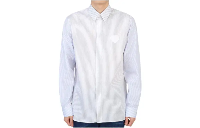 DIOR Quarterly New Products Shirts Men's Blue Lapel Moderate Other