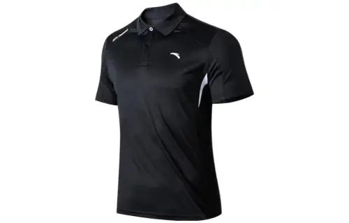 Anta Variety Training Collection Polo Shirt Men's Black