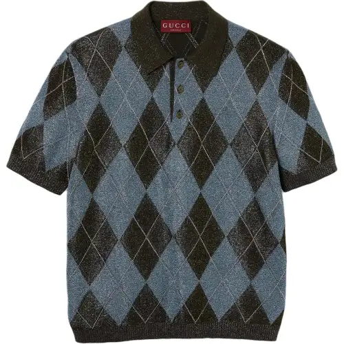 GUCCI SS25 Polo Shirt Men's Multicolor