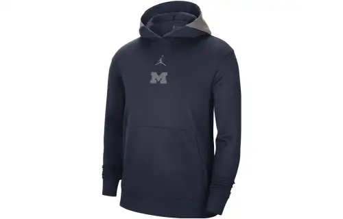 Jordan Sweatshirts Men's Marine Blue Hooded Moderate Other