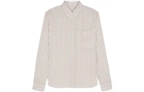striped long-sleeve shirt
