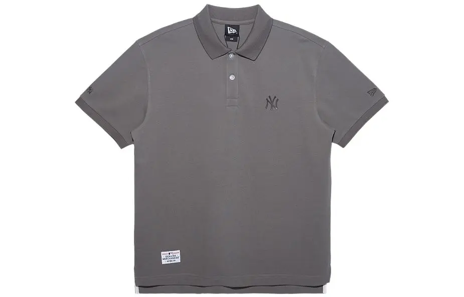 New Era SS23 Polo Shirt Men's Light Gray