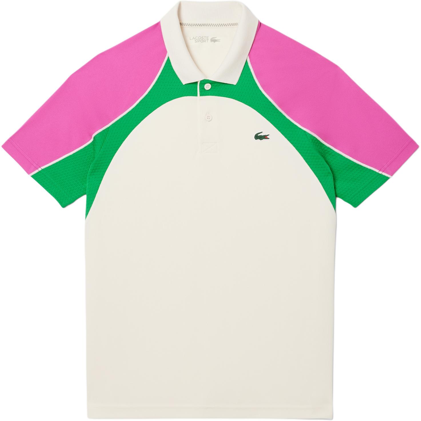 Мужская футболка-поло LACOSTE LACOSTE (трехцветная)