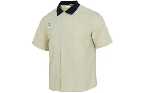 PUMA Shirts Men's Pea Green Moderate