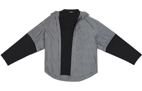 Balenciaga FW22 Shirt Loose Fit Men's Black