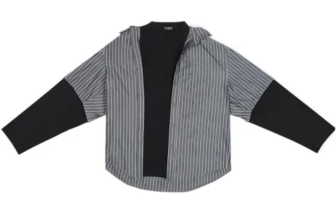 Balenciaga FW22 Shirt Loose Fit Men's Black