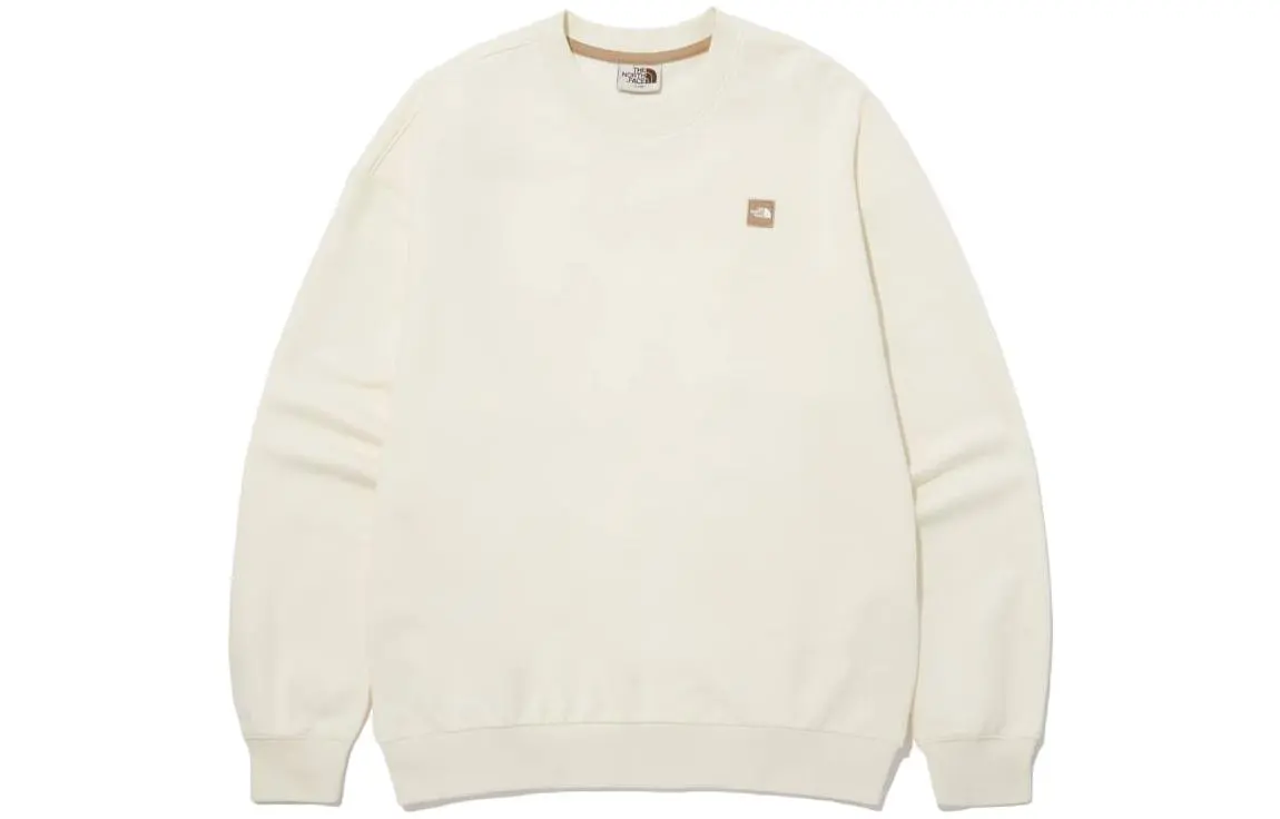 THE NORTH FACE Sweatshirts Unisex Cream Crew Neck Moderate Regular