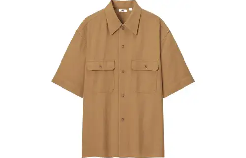 UNIQLO SS23 Shirt Unisex Earth Yellow