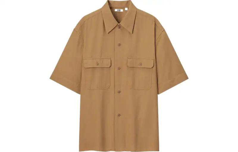 UNIQLO SS23 Shirt Unisex Earth Yellow