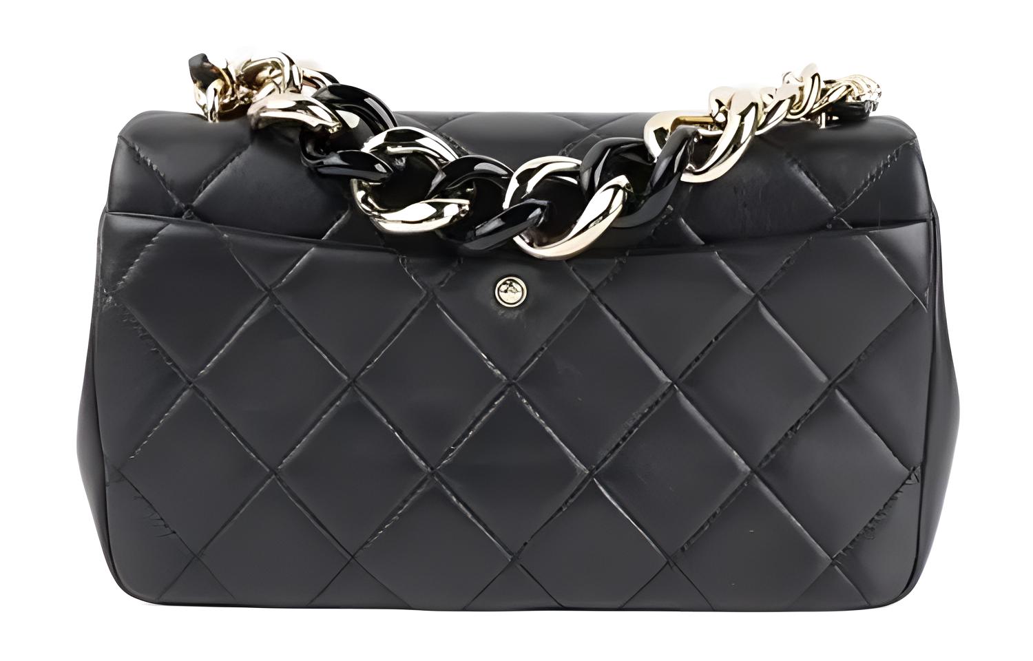 Женская сумка Chanel Classic Flap CF (черная) — фото 3