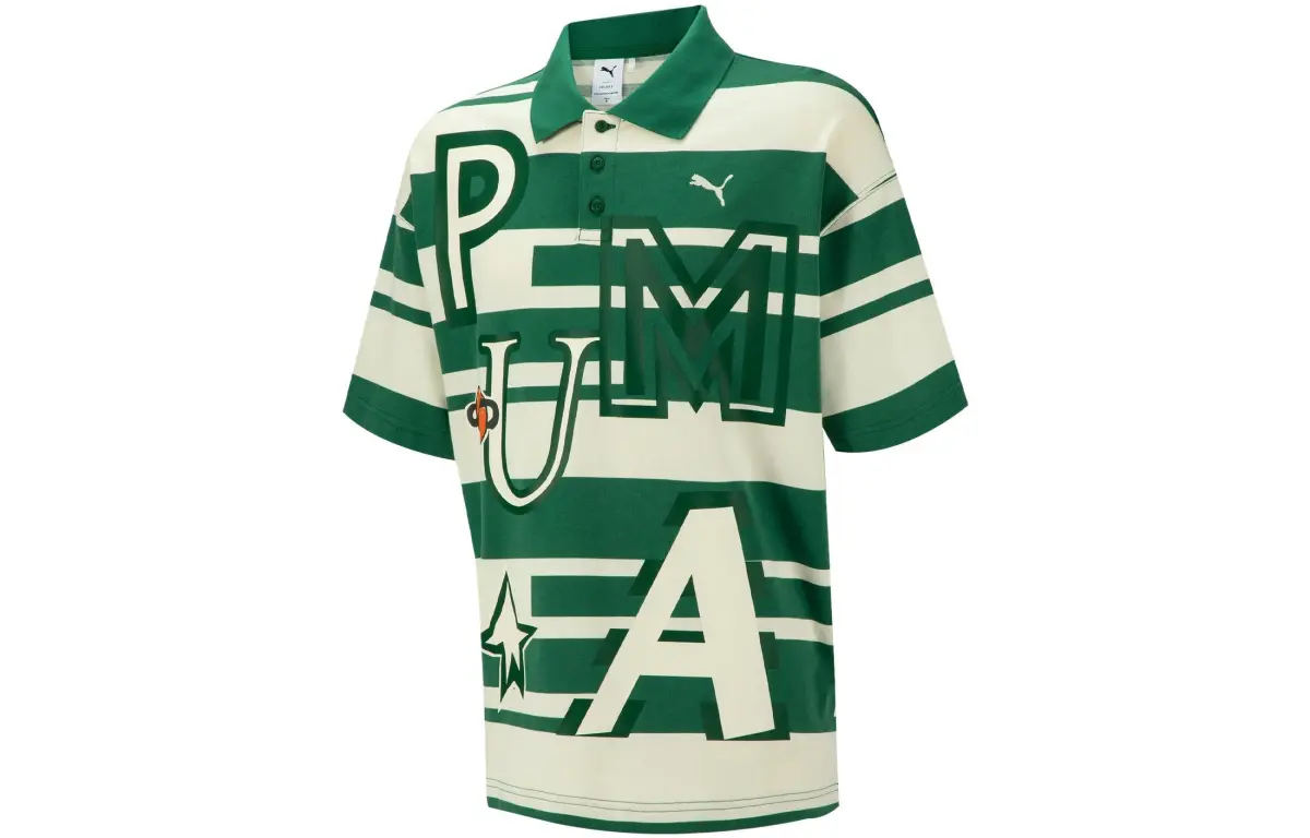 PUMA SS23 Polo Shirt Unisex Dark Green
