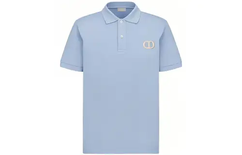 DIOR FW22 Polo Shirt Men's Blue