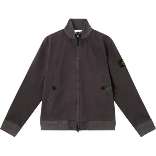 STONE ISLAND Compass Patch High Neck Bomber Jacket
