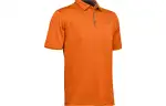 Under Armour Polo Shirts Men's Orange Polo Collar Moderate Other