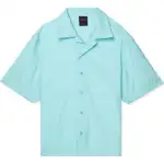 Jordan ESSENTIALS Shirts Men's Blue Cuban Collar Moderate Shirt