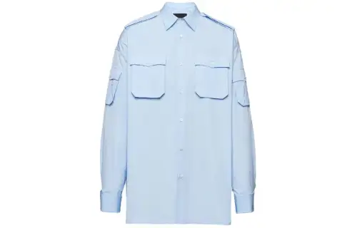 PRADA Flap Pocket Long-Sleeved Shirt