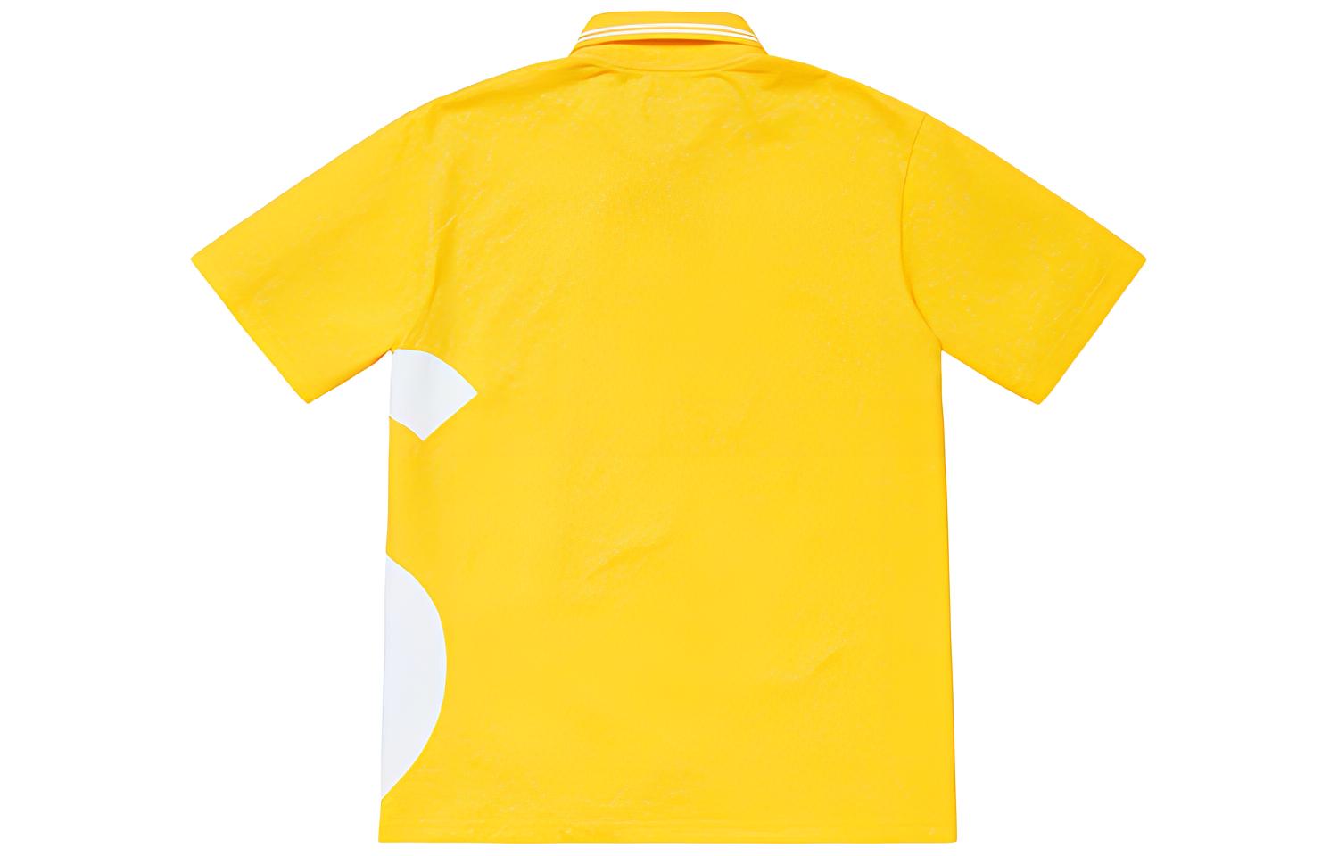 Футболка Supreme SS19 S Logo Polo (желтая) — фото 2