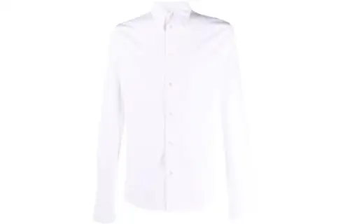 Bottega Veneta Shirts Men's White Lapel Moderate Other