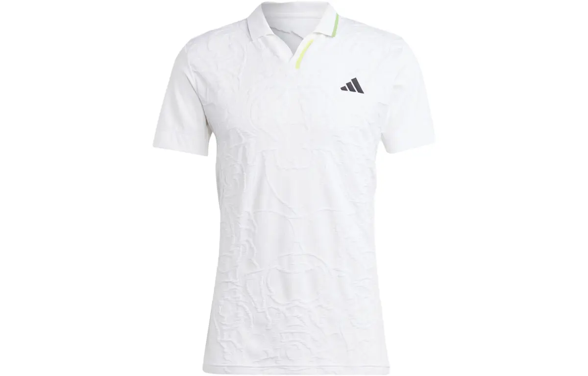 Adidas AEROREADY Polo Shirts Men's White Polo Collar Moderate Straight Fit