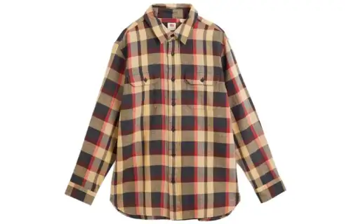 Levis Shirts Men's Multicolor Lapel Moderate Other